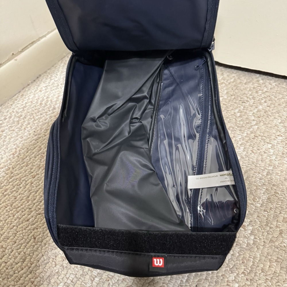 Wilson Tennis Shoe Bag U.S. Open FireBall Logo USTA Blue - NWT - Picture 7 of 7